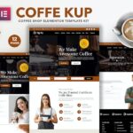 CoffeeKup ? Cafe & Coffee Shop Elementor Template Kit