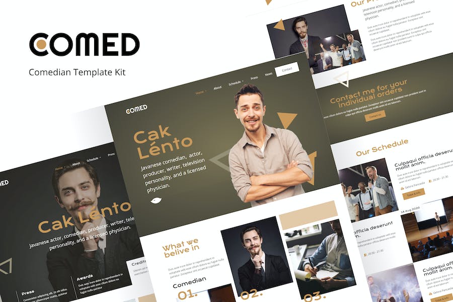 Comed - Comedian Elementor Template Kit