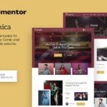 Comica ? Stand-Up Comic & Comedy Club Elementor Template Kit