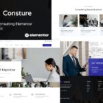 Consture - Business Consulting Elementor Template Kit