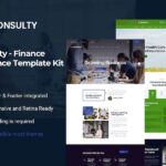 Consulty - Finance Consulting Elementor Template Kit