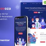 Covoza ? Covid-19 Awareness & Prevention Elementor Template Kit