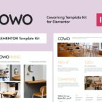 COWO - Coworking Elementor Template Kit