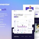 Crasoft ? SaaS & Tech Startup Company Elementor Template Kit
