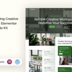Crealab - Coworking Creative Space Elementor Template Kit