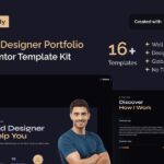 Crevidy - UI UX Designer Portfolio Elementor Template Kit