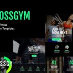 CrossGym - Gym & Fitness Elementor Template Kit
