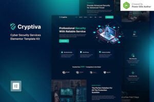Cryptiva ? Cyber Security Services Elementor Template Kit