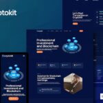 Cryptokit - Blockchain Cryptocurrency Elementor Template Kit