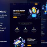 Cryptoxo ? Cryptocurrency Blockchain & Bitcoin Elementor Template Kit