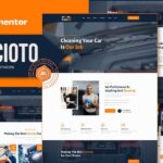 Cucioto - Car Wash Services Elementor Template Kit
