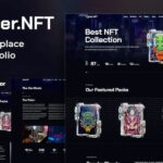 Cyber.NFT Marketplace & Portfolio Elementor Template Kit