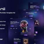 Cyfonii - NFT Digital Asset Agency Portfolio Elementor Template Kit