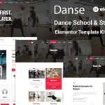 Danse - Dance School and Studio Elementor Template Kit