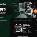Dapper - Barbershop & Hair Studio Elementor Template Kit
