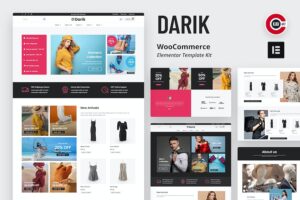 Darik - Fashion WooCommerce Elementor Template Kit