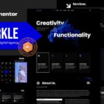 Darkle - Creative & Digital Agency Elementor Template Kit