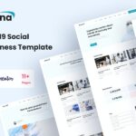 Darona ? COVID-19 Social Awareness Elementor Template Kit