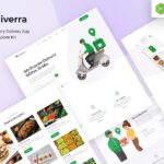 Deliverra ? Food & Grocery Delivery App Elementor Template Kit