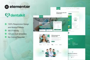 Dentalkit - Dentist & Medical Service Elementor Template Kit