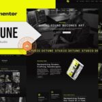 Detune - Recording Studio Elementor Pro Template Kit