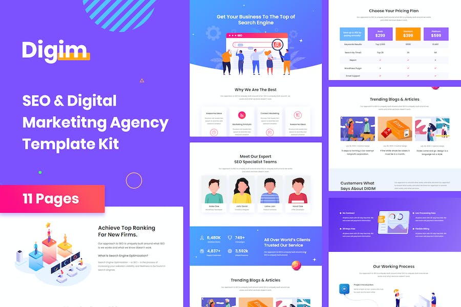 Digim - SEO & Digital Marketing Template Kit (Copy)