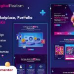 Digital Realism | NFT Elementor Template Kit