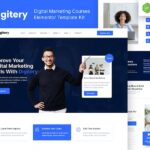 Digitery ? Digital Marketing Courses Elementor Template Kit