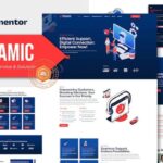 Dinamic - Customer Service & Solution Elementor Pro Template Kit