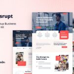 Disrupt - Tech Startup Business Elementor Template Kit