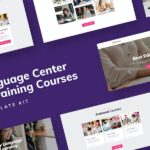 Distance Education - Language Center & Training Courses Template Kit