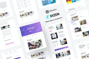 Dizen - Digital Agency Elementor Template Kit