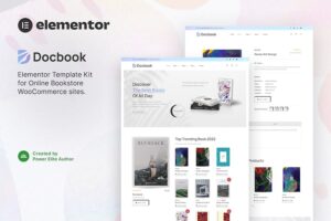 Docbook ? Online Bookstore WooCommerce Elementor Template Kit