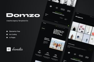 Domzo - Creative Agency Elementor Template Kit