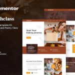 Doughclass ? Baking & Pastry Class Elementor Template Kit
