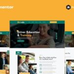 Drivale - Driving School Elementor Pro Full Site Template Kit