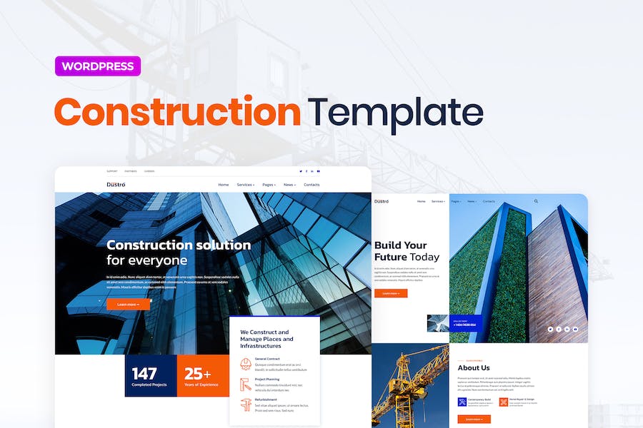 Dustro ? Construction Company Elementor Template Kit (Copy)