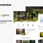 Ecogreen - Environmental Non Profit Elementor Template Kit