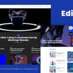 Edia - Blog & Magazine Elementor Template Kit