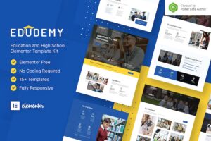 Edudemy ? School & Education Elementor Template Kit