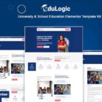 Edulogic - University & School Education Elementor Template Kit