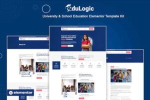 Edulogic - University & School Education Elementor Template Kit