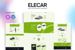 Elecar - Electric Vehicle Elementor Template Kit