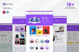 Electronix - Electronics Shop Elementor Template Kit