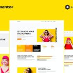 Elsa - Social Media Marketing & Management Elementor Pro Full Site Template Kit