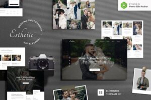 Esthetic ? Wedding Photography Elementor Template Kit