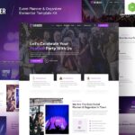 Evenizer ? Event Planner & Organizer Elementor Template Kit