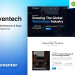 Eventech ? Tech Event Conference & Expo Elementor Template Kit