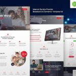 Evernet ? Broadband & Internet Service Provider Elementor Template Kit