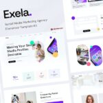 Exela - Social Media Marketing Agency Elementor Template Kit